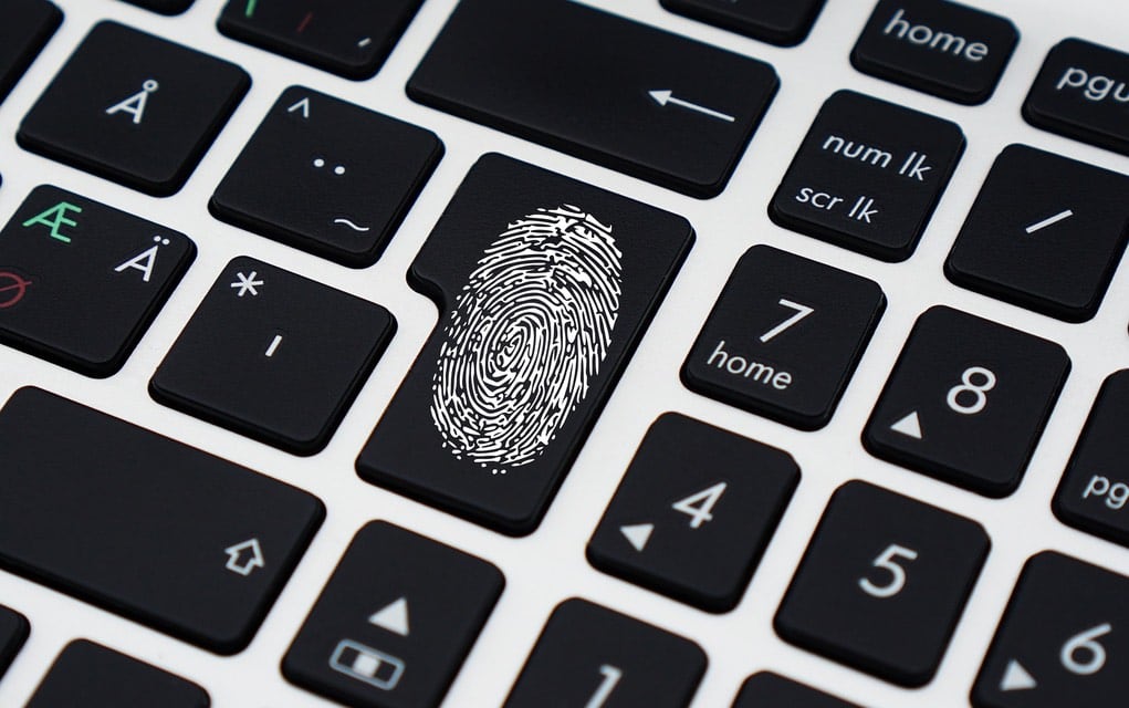 password fingerprint keyboard