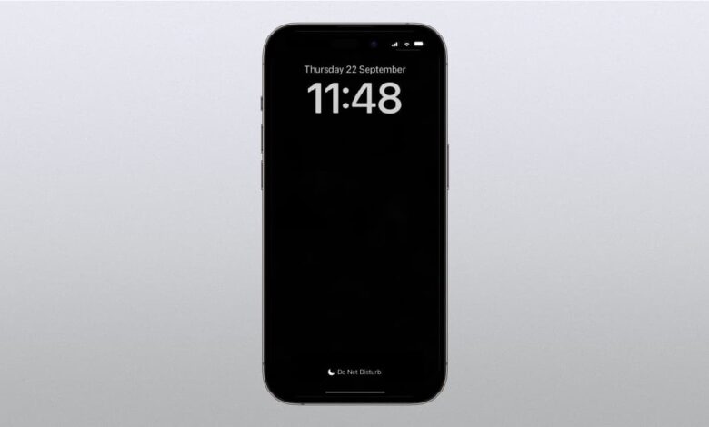 iPhone 14 Pro: Så hittar du dolda svartvitt-läget för låsskärmen (always-on) 11 apple iphone 14 pro always on 2022