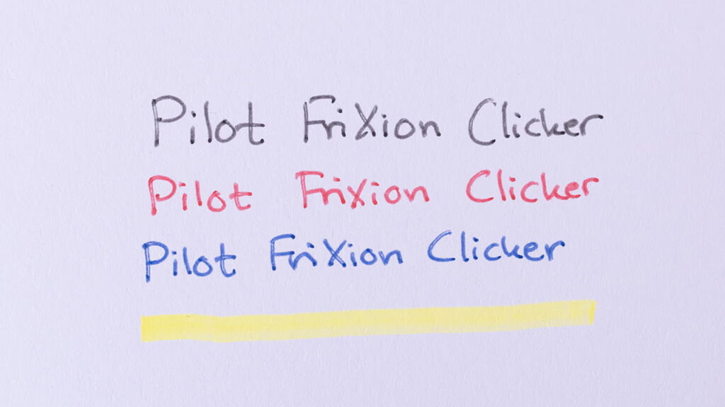 Pilot FriXion Clicker