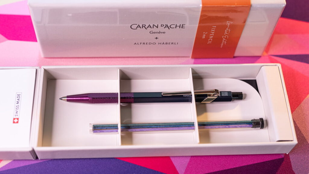 Caran d'Ache Alfredo Häberli (fixpencil) – test & intryck 16 caran dache alfredo haberli fixpencil 2mm 2023 2
